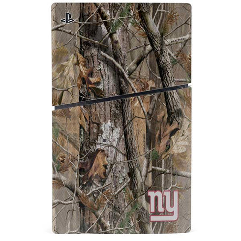 NFL New York Giants Realtree AP Camo PS5 Slim Digital Edition Bundle Skin