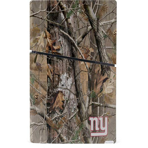NFL New York Giants Realtree AP Camo PS5 Slim Digital Edition Console Skin