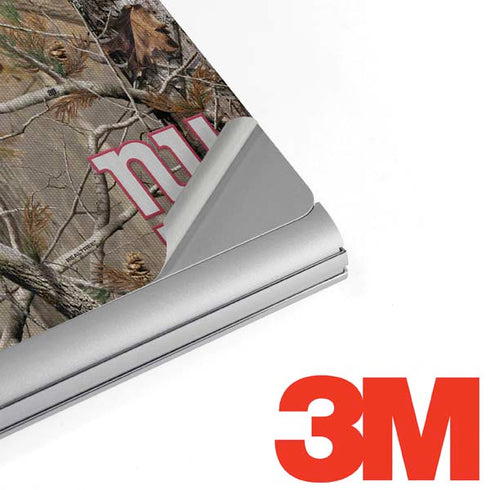 NFL New York Giants Realtree AP Camo Surface Book 2 15in Skin