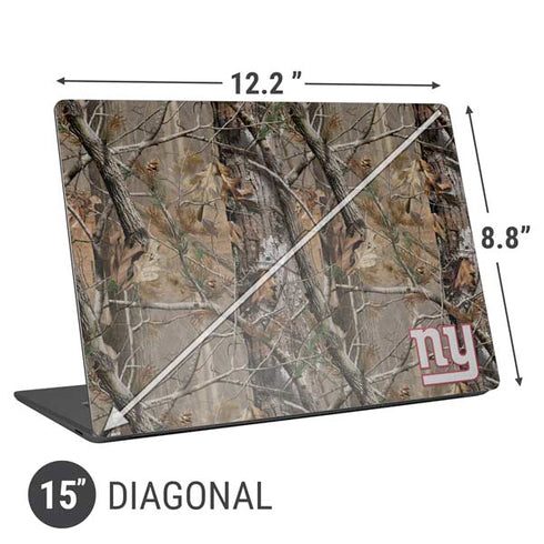 NFL New York Giants Realtree AP Camo Universal Laptop 15in (12.2 x 8.8in) Skin