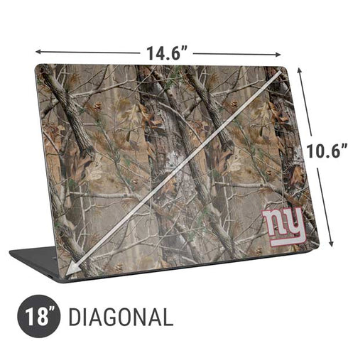 NFL New York Giants Realtree AP Camo Universal Laptop 18in (14.6 x 10.6in) Skin