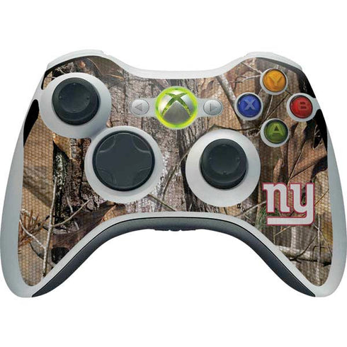 NFL New York Giants Realtree AP Camo Xbox 360 Wireless Controller Skin