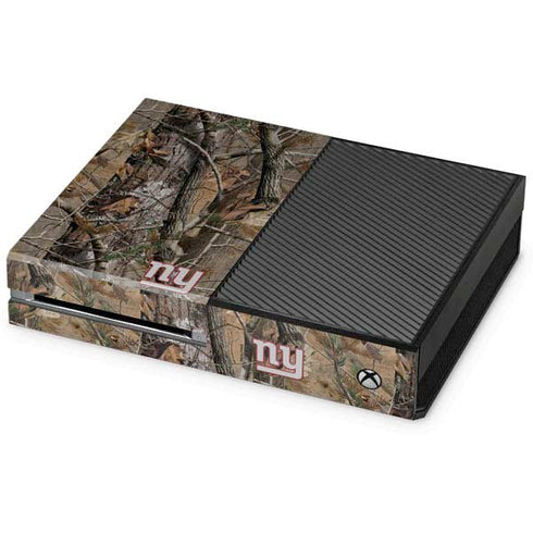 NFL New York Giants Realtree AP Camo Xbox One Console Skin