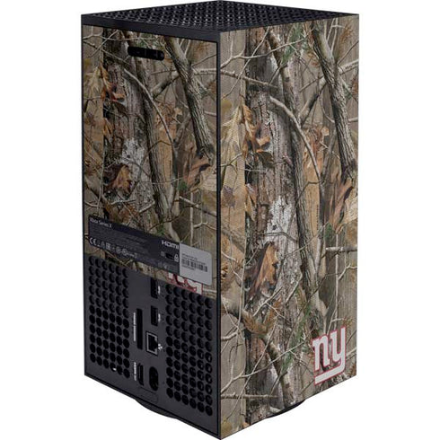 NFL New York Giants Realtree AP Camo Xbox Series X Bundle Skin