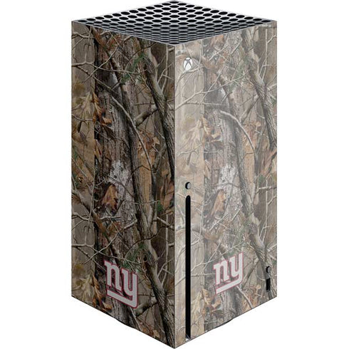 NFL New York Giants Realtree AP Camo Xbox Series X Console Skin