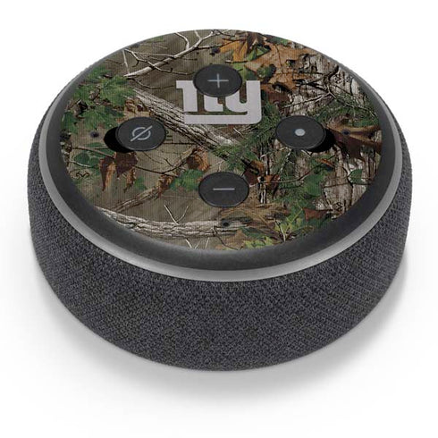 NFL New York Giants Realtree Xtra Green Camo Amazon Echo Dot Skin