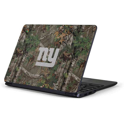 NFL New York Giants Realtree Xtra Green Camo Samsung Chromebook Skin