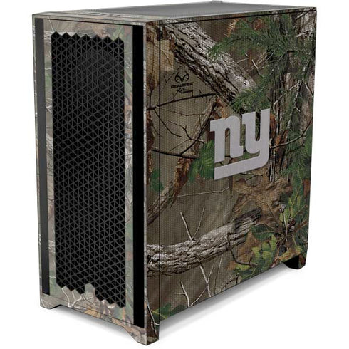 NFL New York Giants Realtree Xtra Green Camo Corsair 4000D Tempered Glass Mid-Tower ATX Case Skin