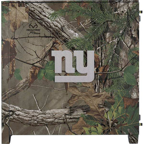 NFL New York Giants Realtree Xtra Green Camo Corsair 4000D Tempered Glass Mid-Tower ATX Case Skin