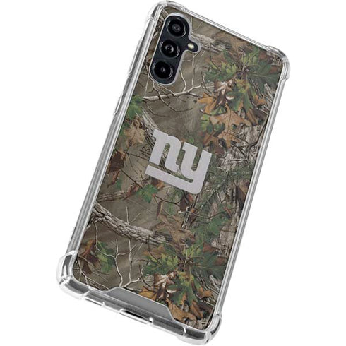 NFL New York Giants Realtree Xtra Green Camo Galaxy A54 5G Clear Case
