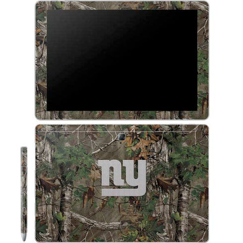 NFL New York Giants Realtree Xtra Green Camo Galaxy Book 12in Skin