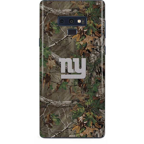 NFL New York Giants Realtree Xtra Green Camo Galaxy Note 9 Skin