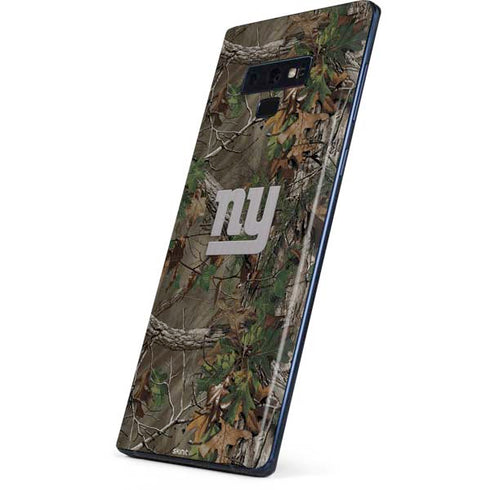 NFL New York Giants Realtree Xtra Green Camo Galaxy Note 9 Skin