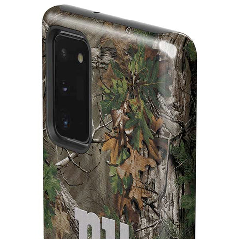 NFL New York Giants Realtree Xtra Green Camo Galaxy Note20 5G Pro Case