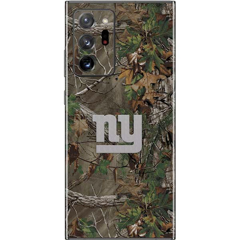 NFL New York Giants Realtree Xtra Green Camo Galaxy Note20 Ultra 5G Skin