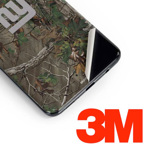 NFL New York Giants Realtree Xtra Green Camo Galaxy S10 Plus Skin