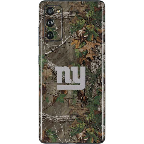 NFL New York Giants Realtree Xtra Green Camo Galaxy S20 Fan Edition Skin