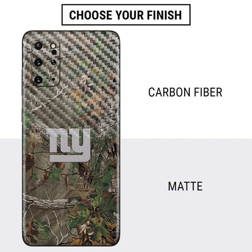 NFL New York Giants Realtree Xtra Green Camo Galaxy S20 Plus Skin