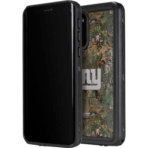 NFL New York Giants Realtree Xtra Green Camo Galaxy S20 Plus Waterproof Case