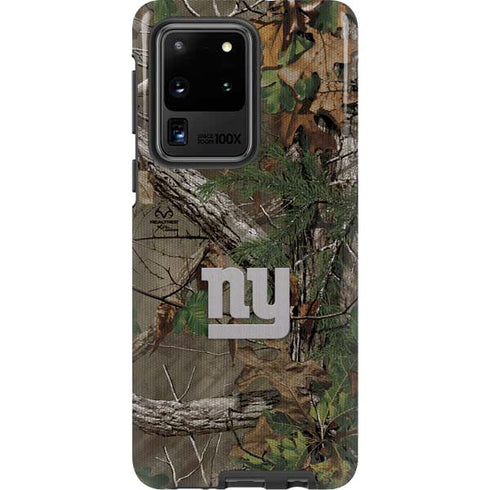 NFL New York Giants Realtree Xtra Green Camo Galaxy S20 Ultra 5G Pro Case