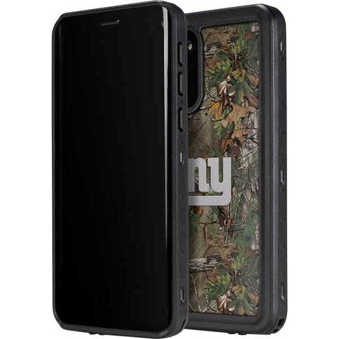 NFL New York Giants Realtree Xtra Green Camo Galaxy S20 Waterproof Case