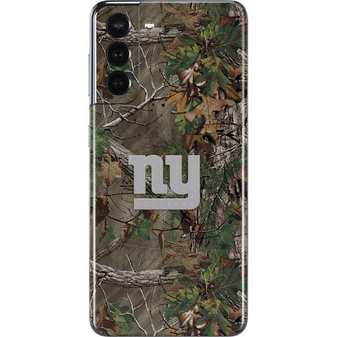 NFL New York Giants Realtree Xtra Green Camo Galaxy S21 5G Skin