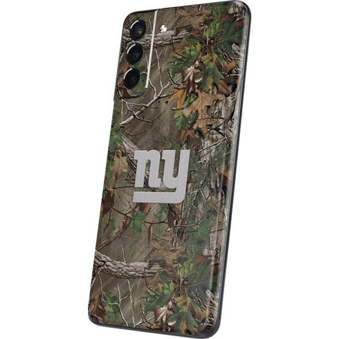 NFL New York Giants Realtree Xtra Green Camo Galaxy S21 5G Skin