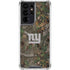 NFL New York Giants Realtree Xtra Green Camo Galaxy S21 Ultra 5G Clear Case