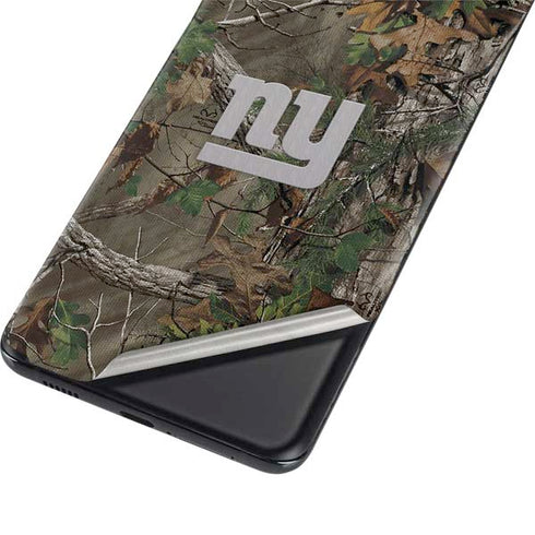 NFL New York Giants Realtree Xtra Green Camo Galaxy S21 Ultra 5G Skin