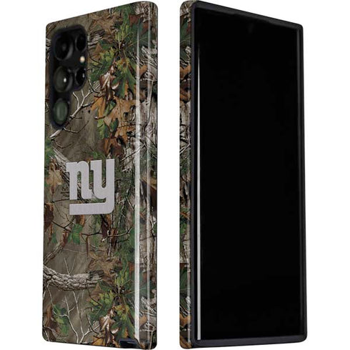 NFL New York Giants Realtree Xtra Green Camo Galaxy S22 Ultra Pro Case