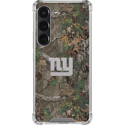 NFL New York Giants Realtree Xtra Green Camo Galaxy S23 Clear Case