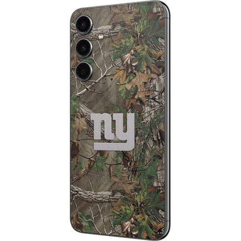 NFL New York Giants Realtree Xtra Green Camo Galaxy S23 FE Skin