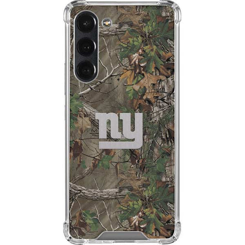 NFL New York Giants Realtree Xtra Green Camo Galaxy S23 Plus Clear Case