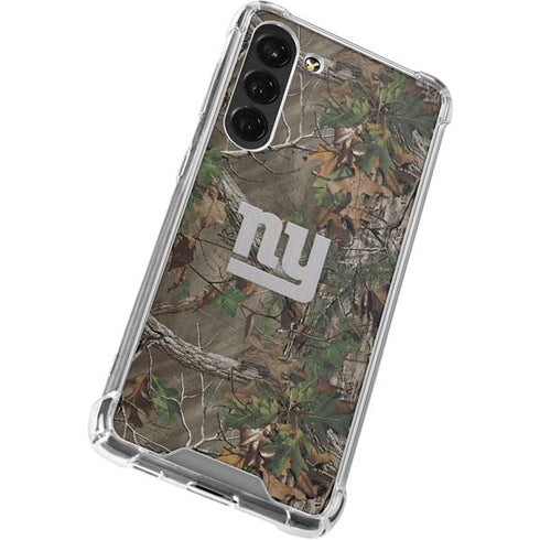 NFL New York Giants Realtree Xtra Green Camo Galaxy S23 Plus Clear Case