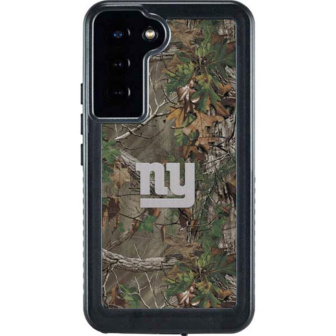 NFL New York Giants Realtree Xtra Green Camo Galaxy S23 Plus Waterproof Case