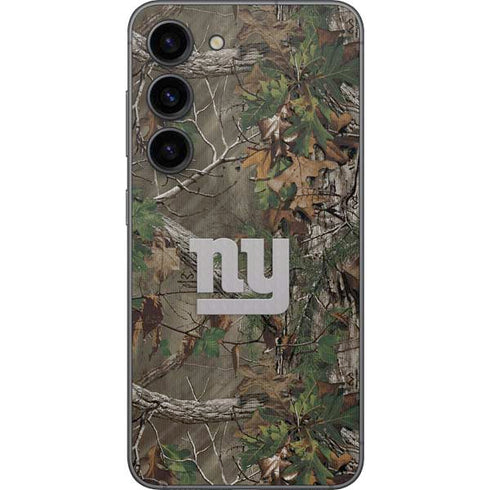 NFL New York Giants Realtree Xtra Green Camo Galaxy S23 Skin