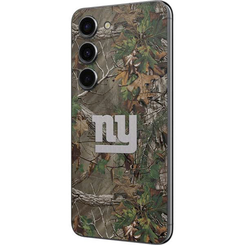 NFL New York Giants Realtree Xtra Green Camo Galaxy S23 Skin