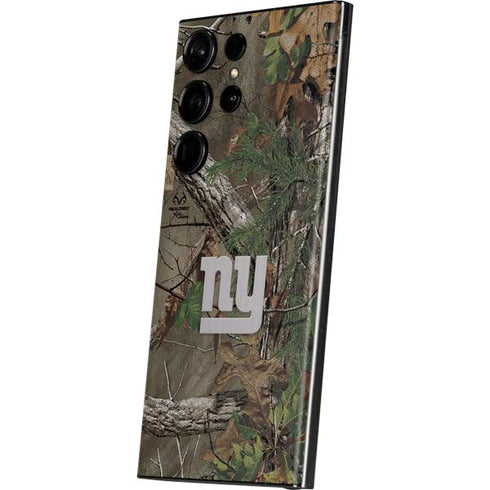 NFL New York Giants Realtree Xtra Green Camo Galaxy S23 Ultra Skin