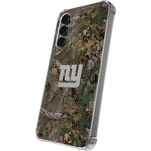 NFL New York Giants Realtree Xtra Green Camo Galaxy S24 Plus Clear Case