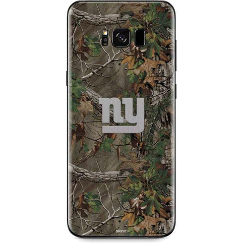NFL New York Giants Realtree Xtra Green Camo Galaxy S8 Plus Skin