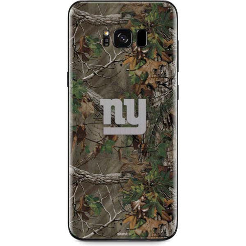 NFL New York Giants Realtree Xtra Green Camo Galaxy S8 Skin