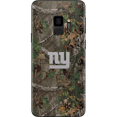 NFL New York Giants Realtree Xtra Green Camo Galaxy S9 Skin