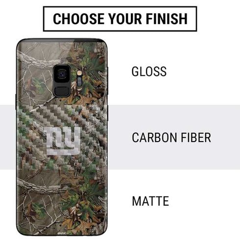 NFL New York Giants Realtree Xtra Green Camo Galaxy S9 Skin