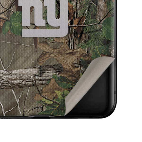 NFL New York Giants Realtree Xtra Green Camo Galaxy Z Flip Skin