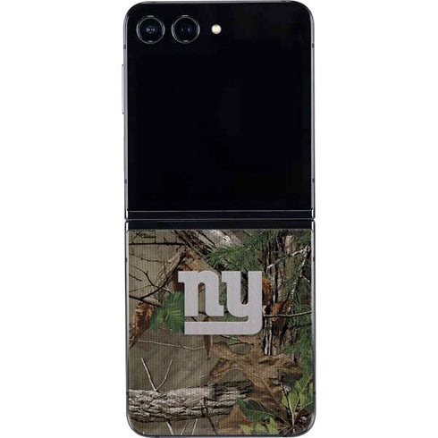 NFL New York Giants Realtree Xtra Green Camo Galaxy Z Flip5 5G Skin