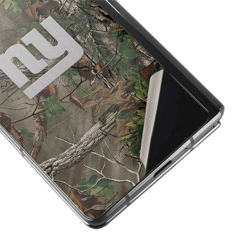 NFL New York Giants Realtree Xtra Green Camo Galaxy Z Fold2 5G Skin