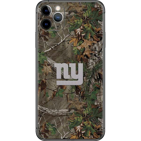 NFL New York Giants Realtree Xtra Green Camo iPhone 11 Pro Max Skin