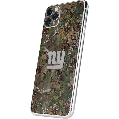 NFL New York Giants Realtree Xtra Green Camo iPhone 11 Pro Max Skin