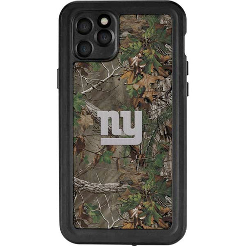NFL New York Giants Realtree Xtra Green Camo iPhone 11 Pro Max Waterproof Case