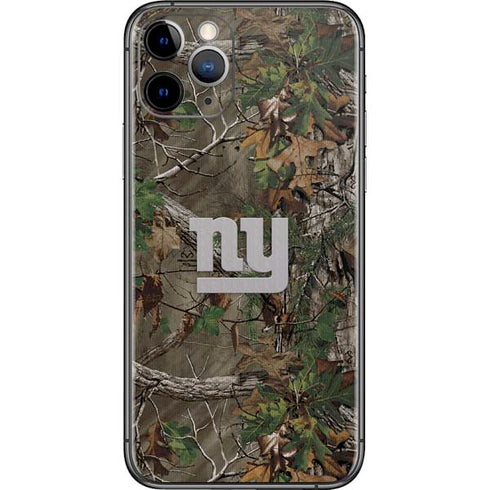 NFL New York Giants Realtree Xtra Green Camo iPhone 11 Pro Skin